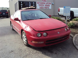 1994 ACURA INTEGRA HTBK, 1.8L LS 5SPEED, COLOR RED, STK A14161